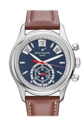 Patek Philippe Complications Chronograph Blue Dial Mens Watch 5960/01G-001